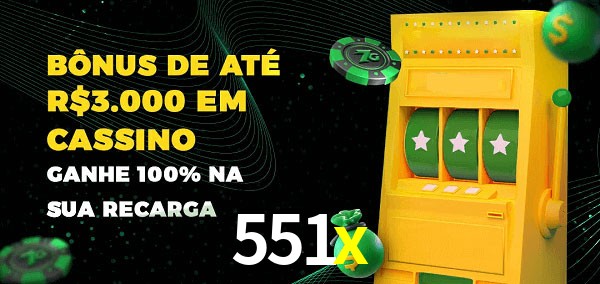 551x melhor bônus de depósito